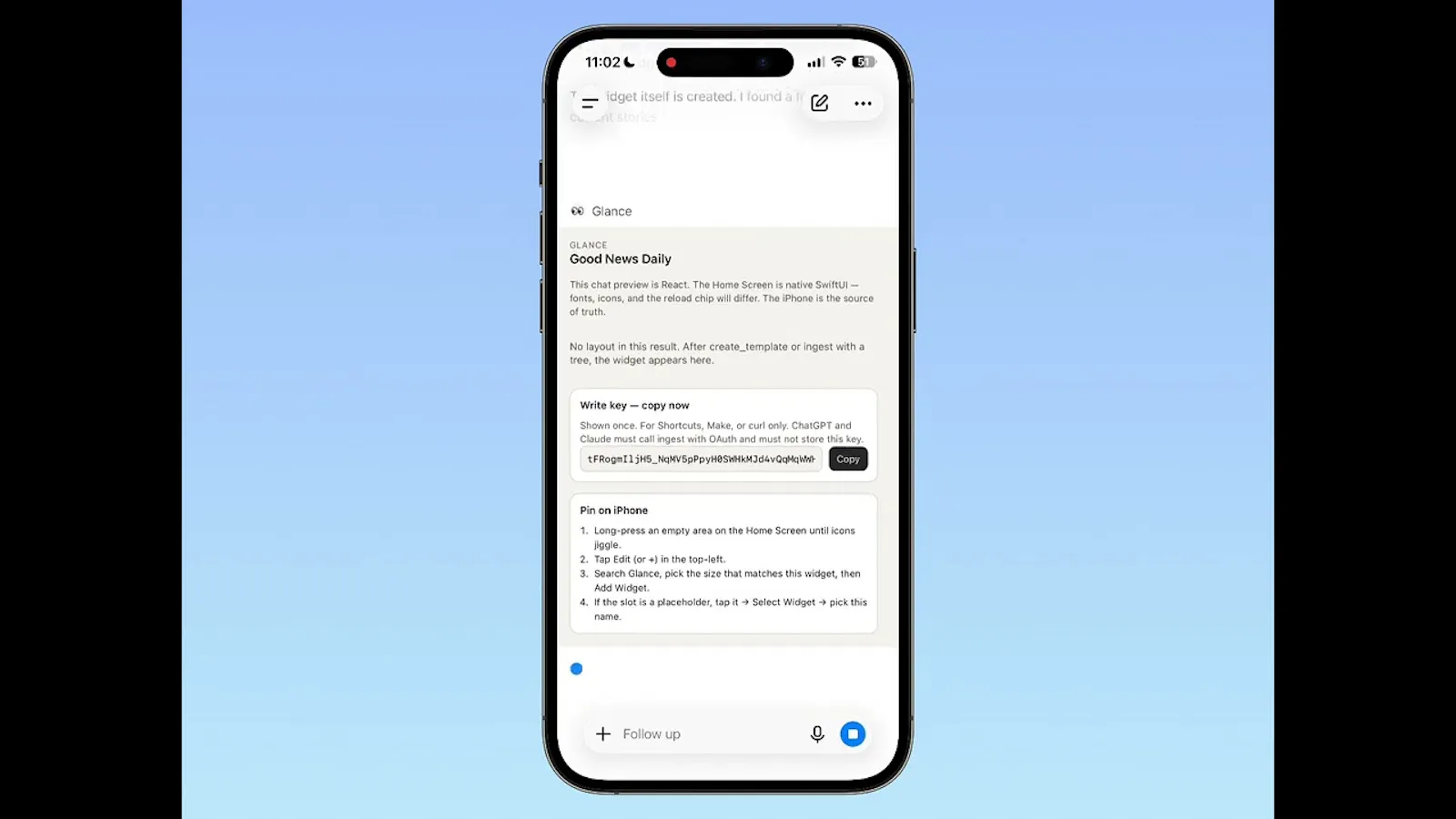 Glance screenshot 1 (video preview)