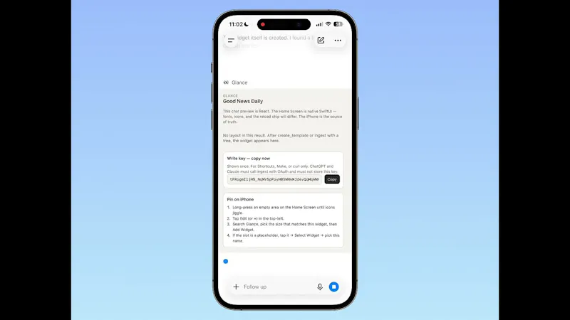 Glance screenshot 1 (video preview)