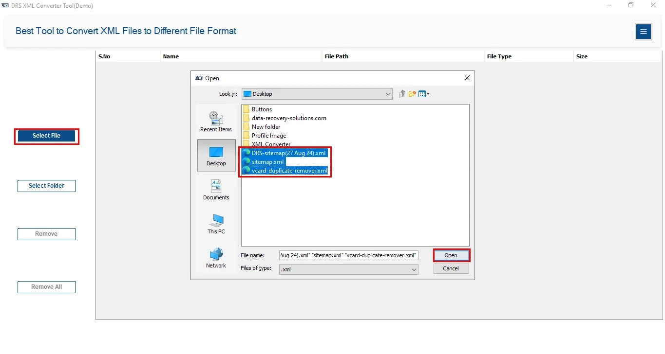 เครื่องมือแปลง DRS Softech XML - แปลงไฟล์ XML เป็น 10 รูปแบบในไม่กี่คลิก media 2