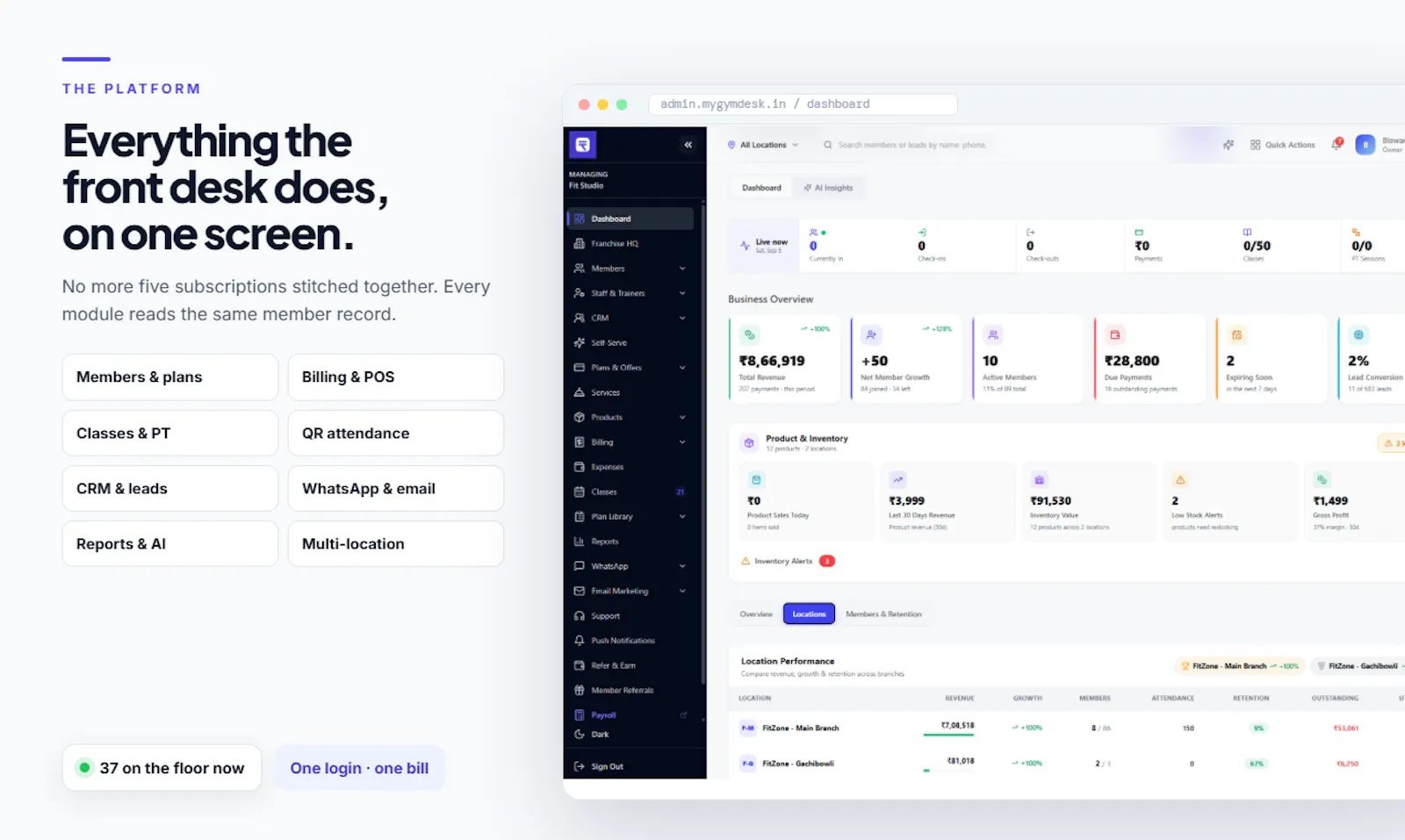 MyGymDesk screenshot 3