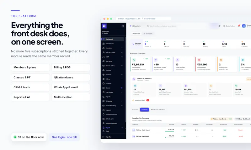 MyGymDesk screenshot 3