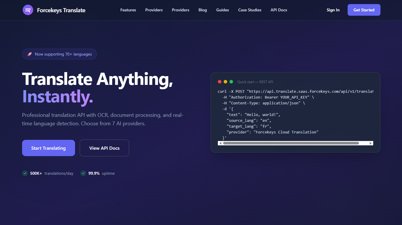 Translate Cloud API gallery image
