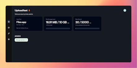 UploadFast (Early Beta) gallery image