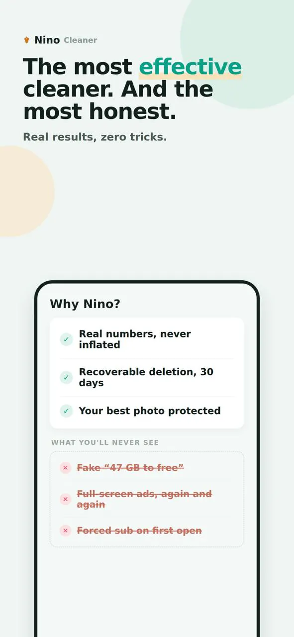 Nino Cleaner, photos & videos, storage gallery image