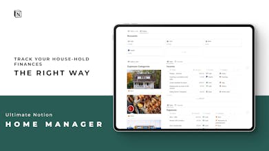 Ultimate Notion Home Manager gallery image