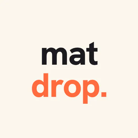 MatDrop 제품 배너