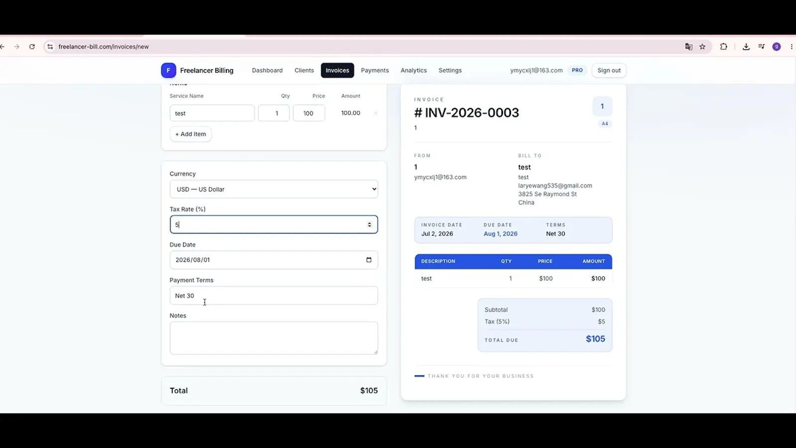 Freelancer Bill screenshot 1 (video preview)