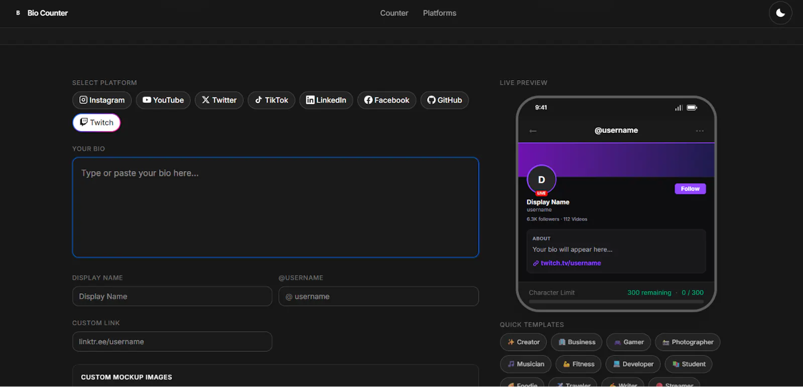 Bio Counter screenshot 2