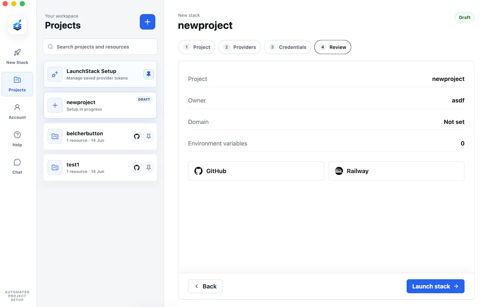 LaunchStack screenshot 5