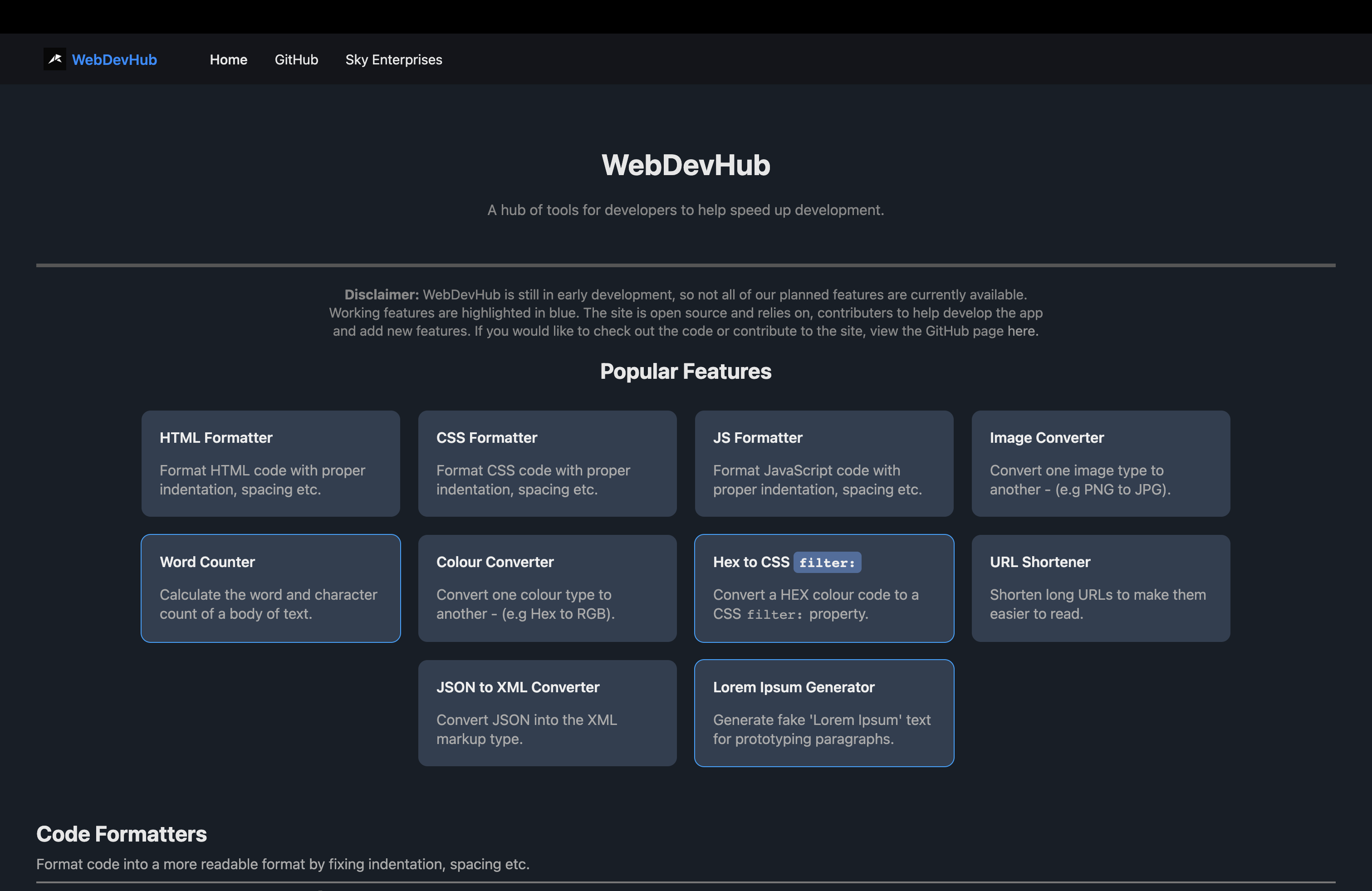 WebDevHub media 1