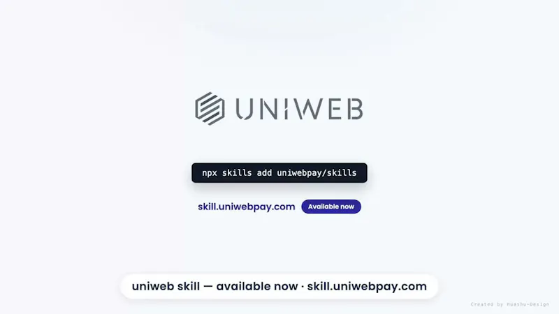 UniwebPay Skill screenshot 1 (video preview)