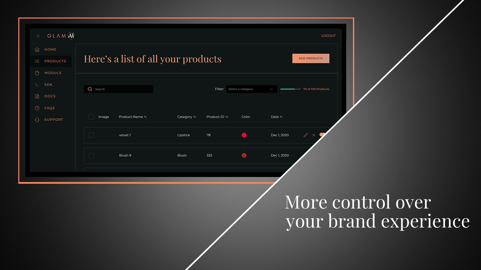 GlamAR gallery image