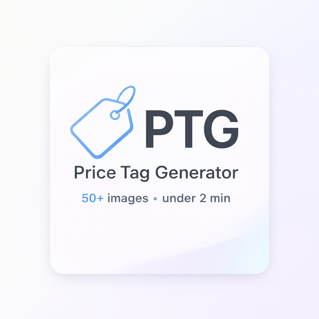 Price Tag Generator