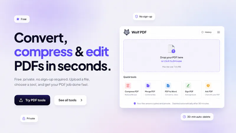 Wolf PDF screenshot 1