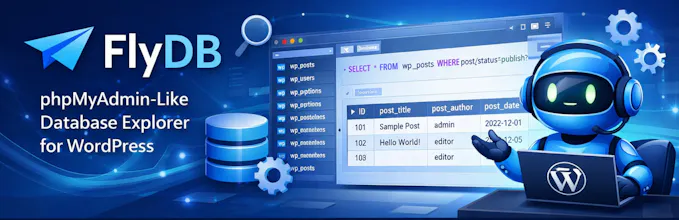 FlyDB – Database Explorer for WordPress gallery image