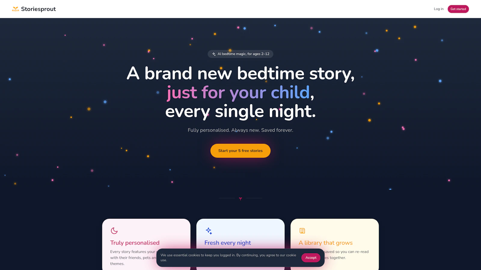 Storiesprout screenshot 1