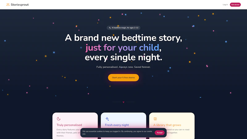 Storiesprout screenshot 1