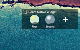React Native Android Widgets media 3
