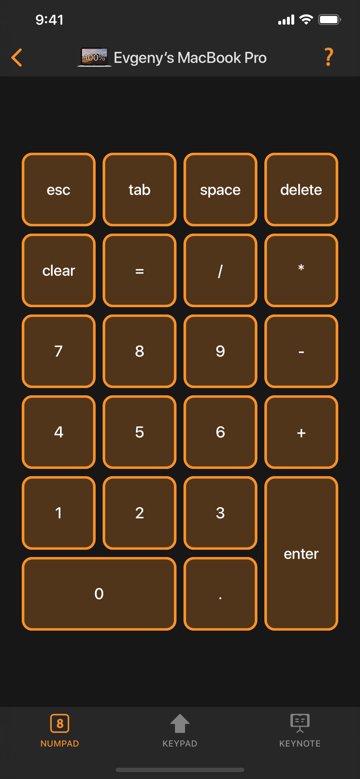 Remote KeyPad NumPad Keyboard for Mac gallery image