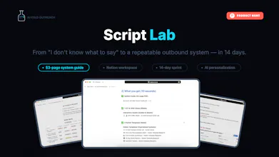 The AI Cold Outreach Script Lab gallery image