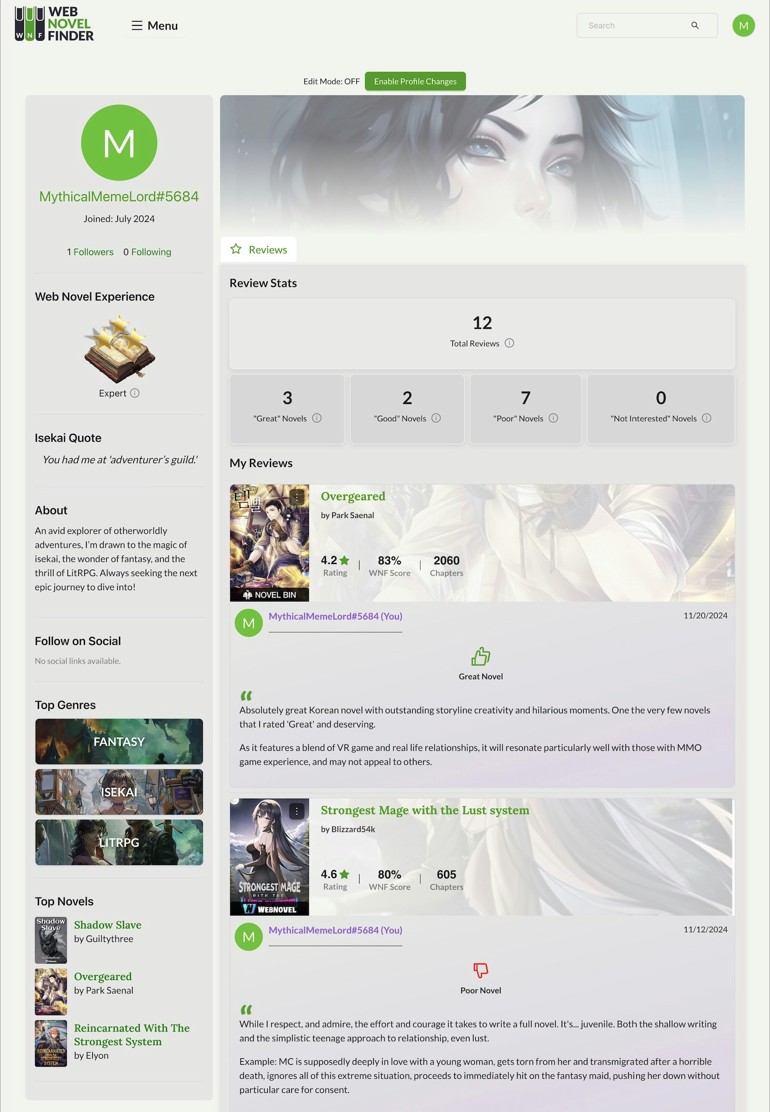 Media WebNovelFinder.com - Teman silang platform untuk peminat novel web 9