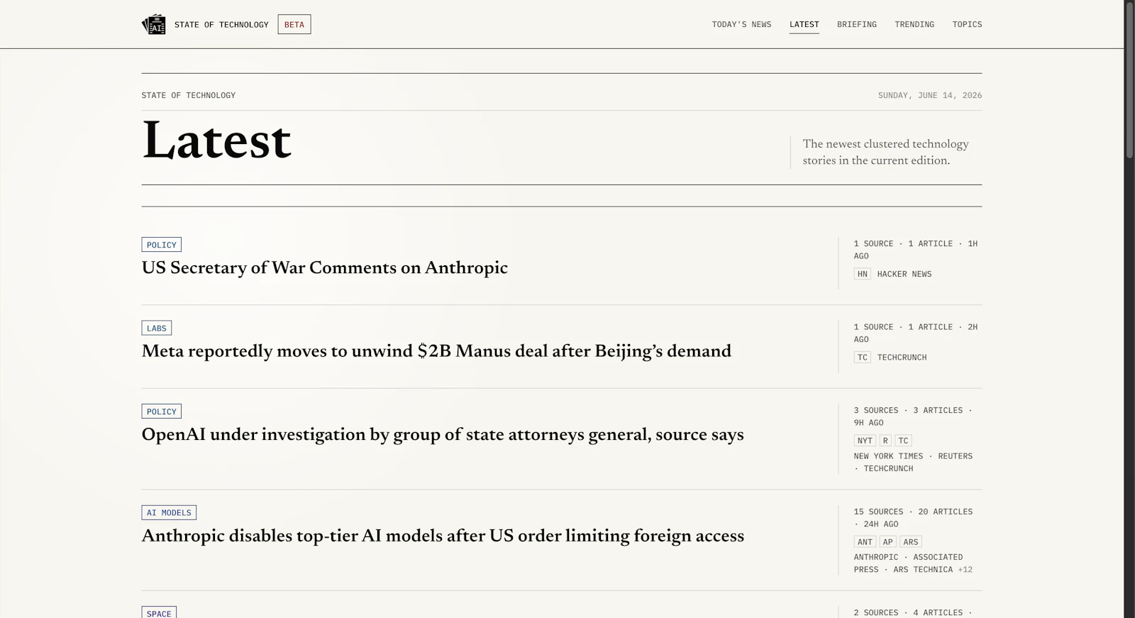State of Technology screenshot 5