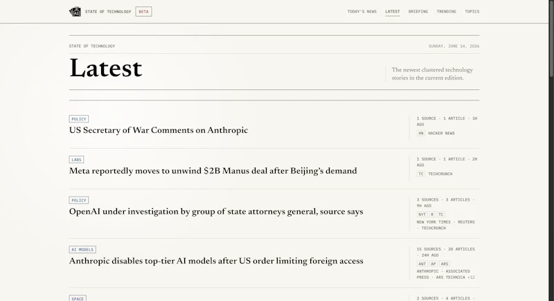State of Technology screenshot 5