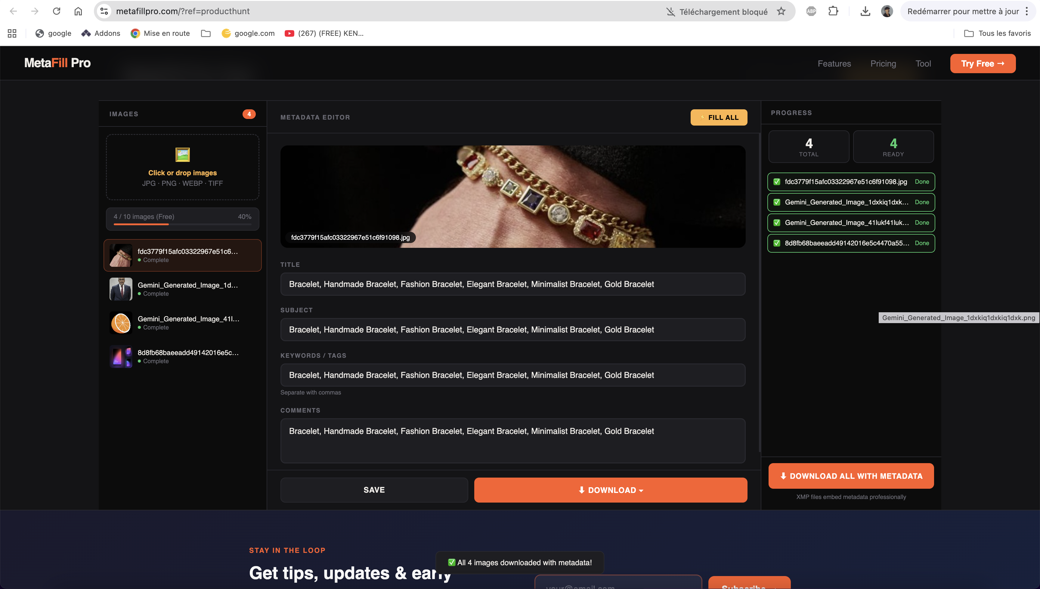 MetaFill Pro - Screenshot 5 showing product features and functionality