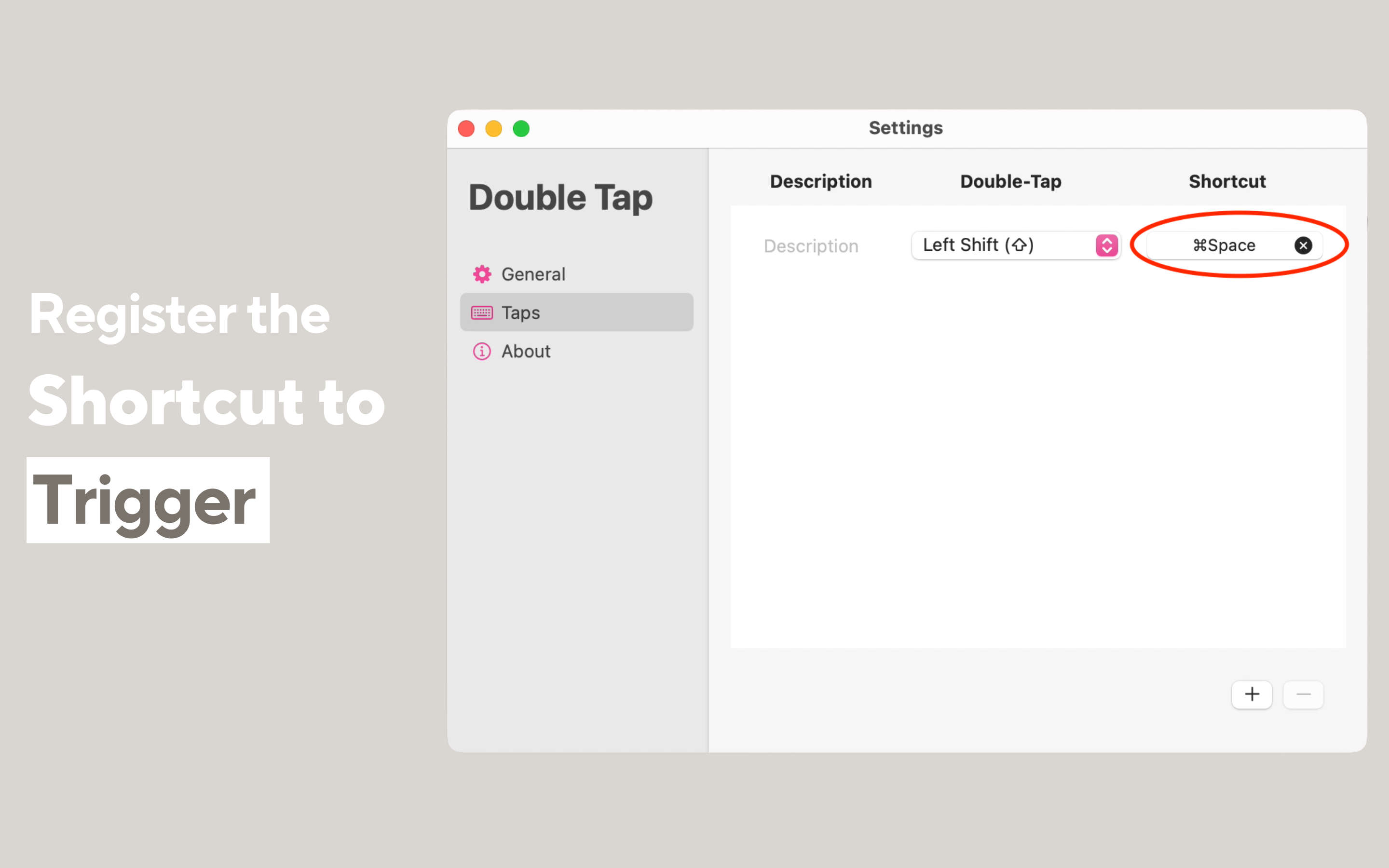 Double Tap - Screenshot 4 showing product features and functionality