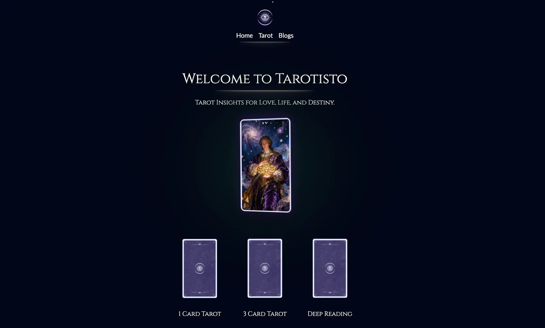 Tarotisto 제품 배너