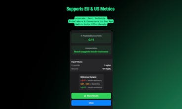 BioMedcal: Medical Calculator/Converter gallery image