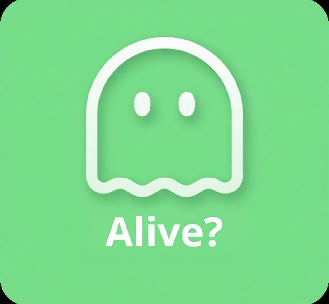 Alive? — Telegram Safety Bot - Product Hunt launch logo and brand identity