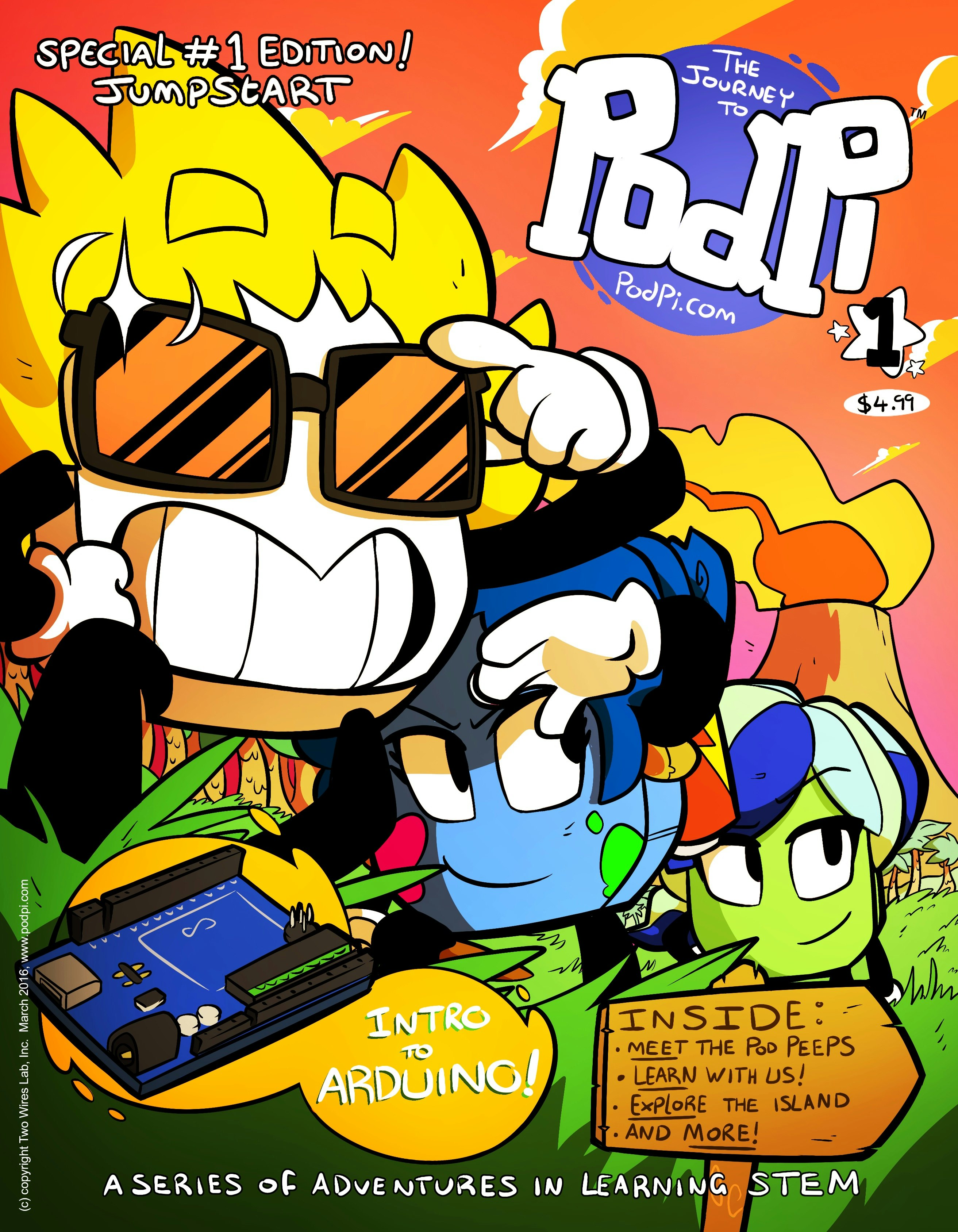 Arduino and JavaScript for Kids - The Island of PodPi gallery image