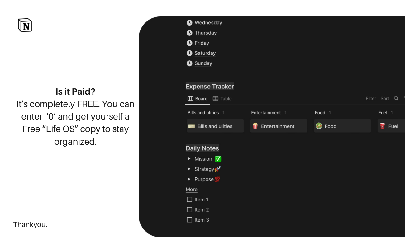Life OS gallery image