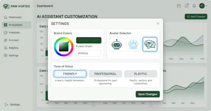 Paw Vortex AI gallery image