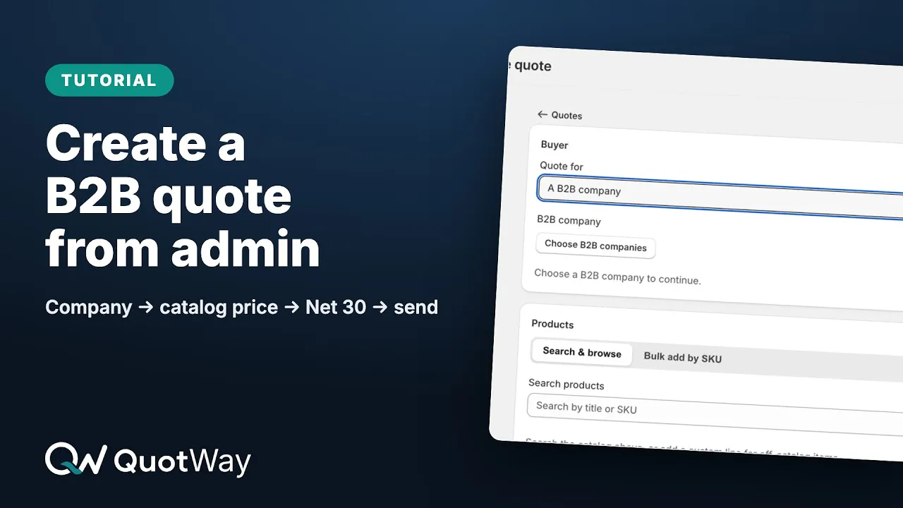 QuotWay: B2B Quote‑Negotiation gallery image