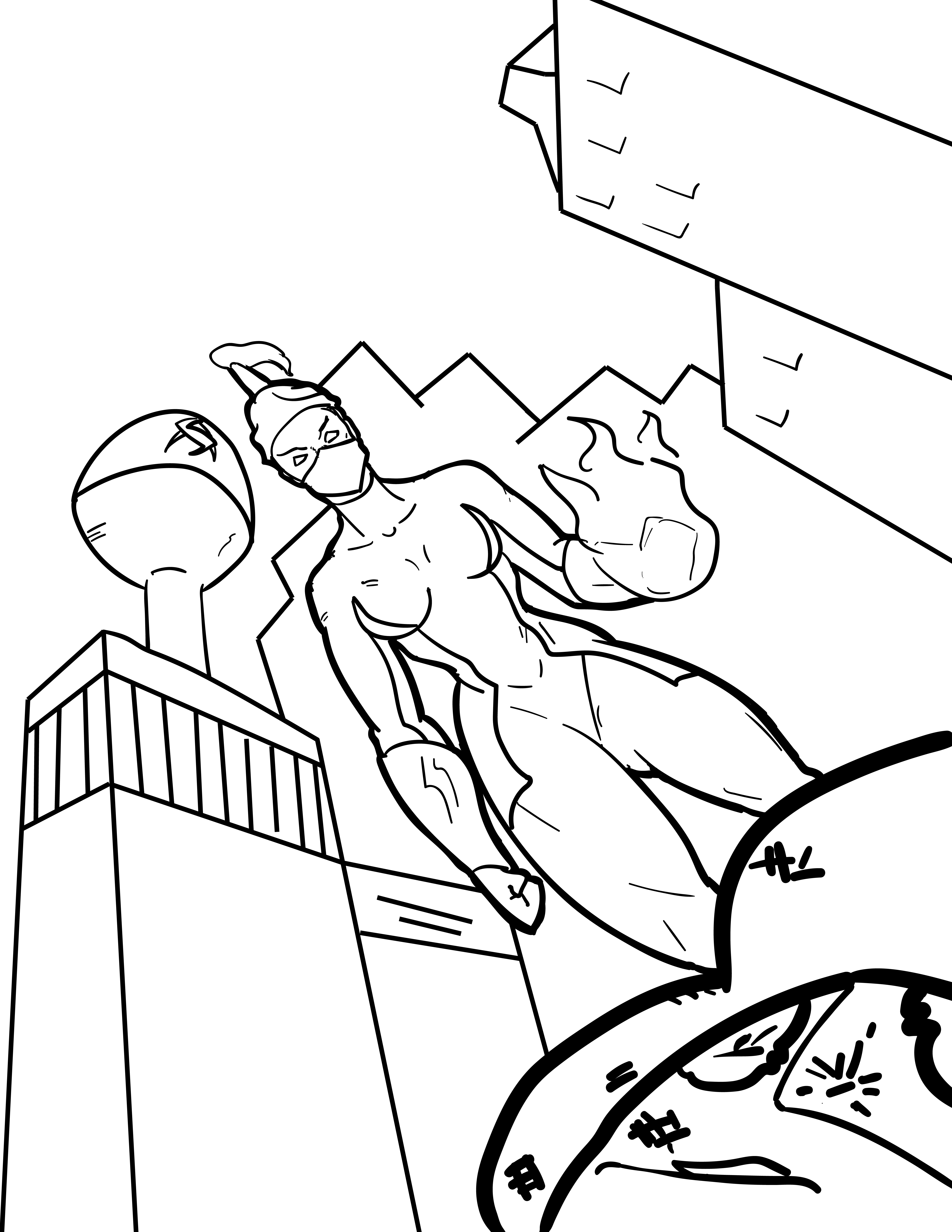 Comics-Inspired Adult Coloring Book gallery image