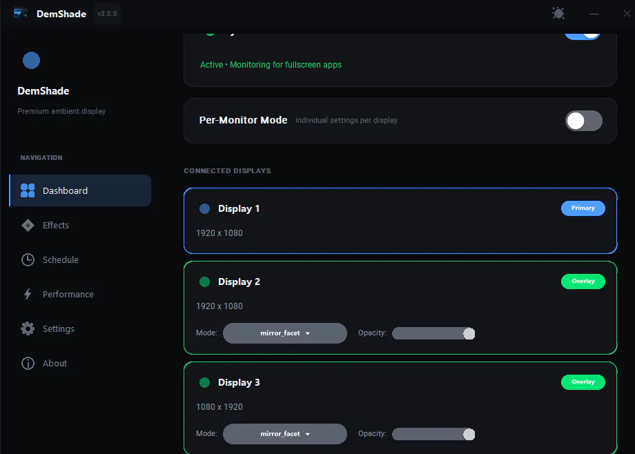 DemShade: ambient monitor lighting gallery image