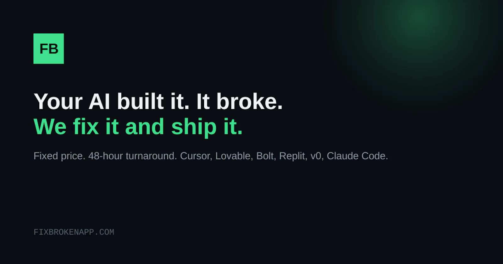 FixBrokenApp screenshot 1