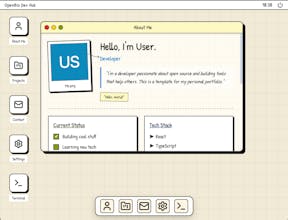 Open Bio Template gallery image