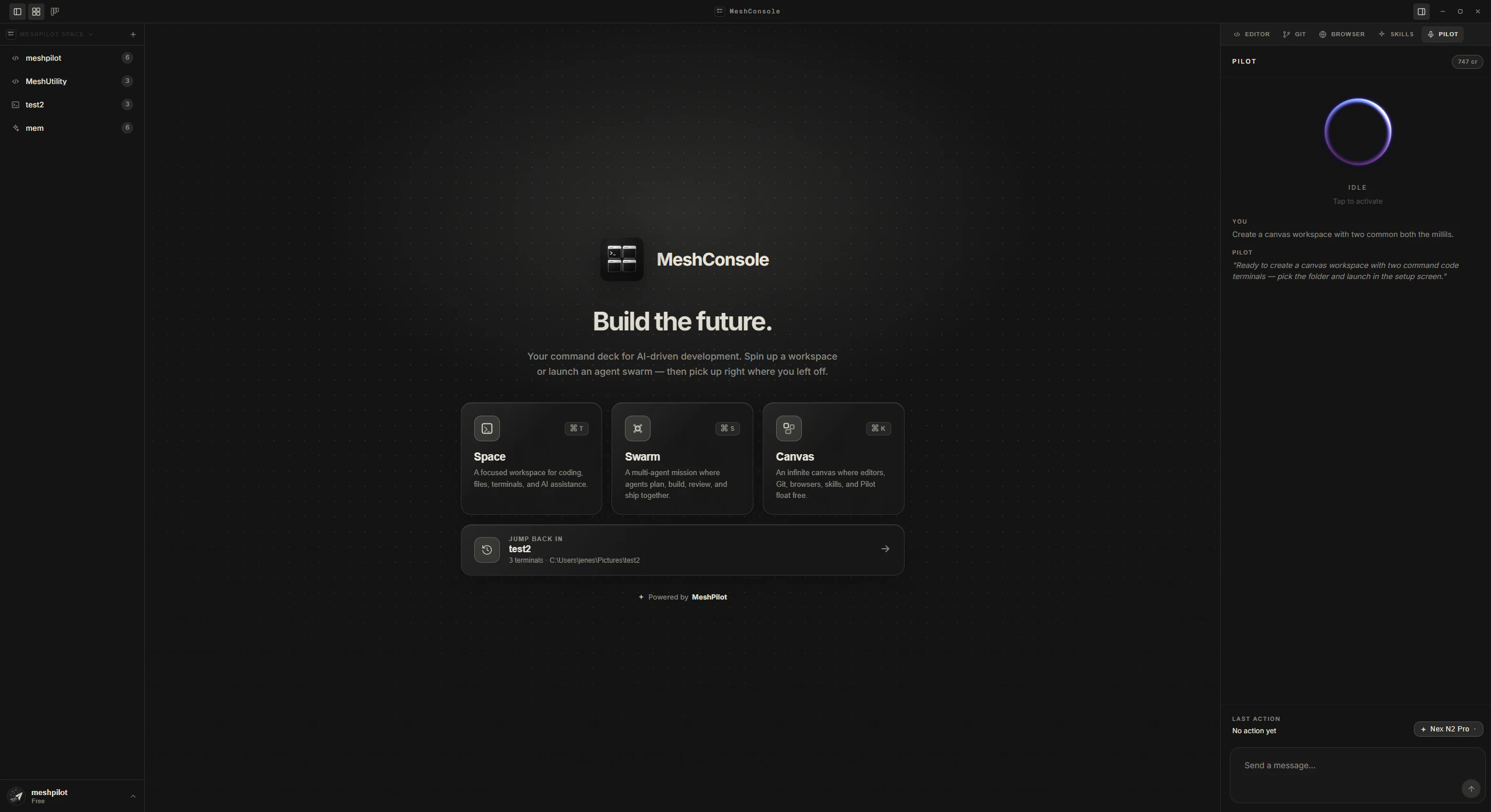 startuptile MeshPilot-Your AI workspace for terminals tasks and agents