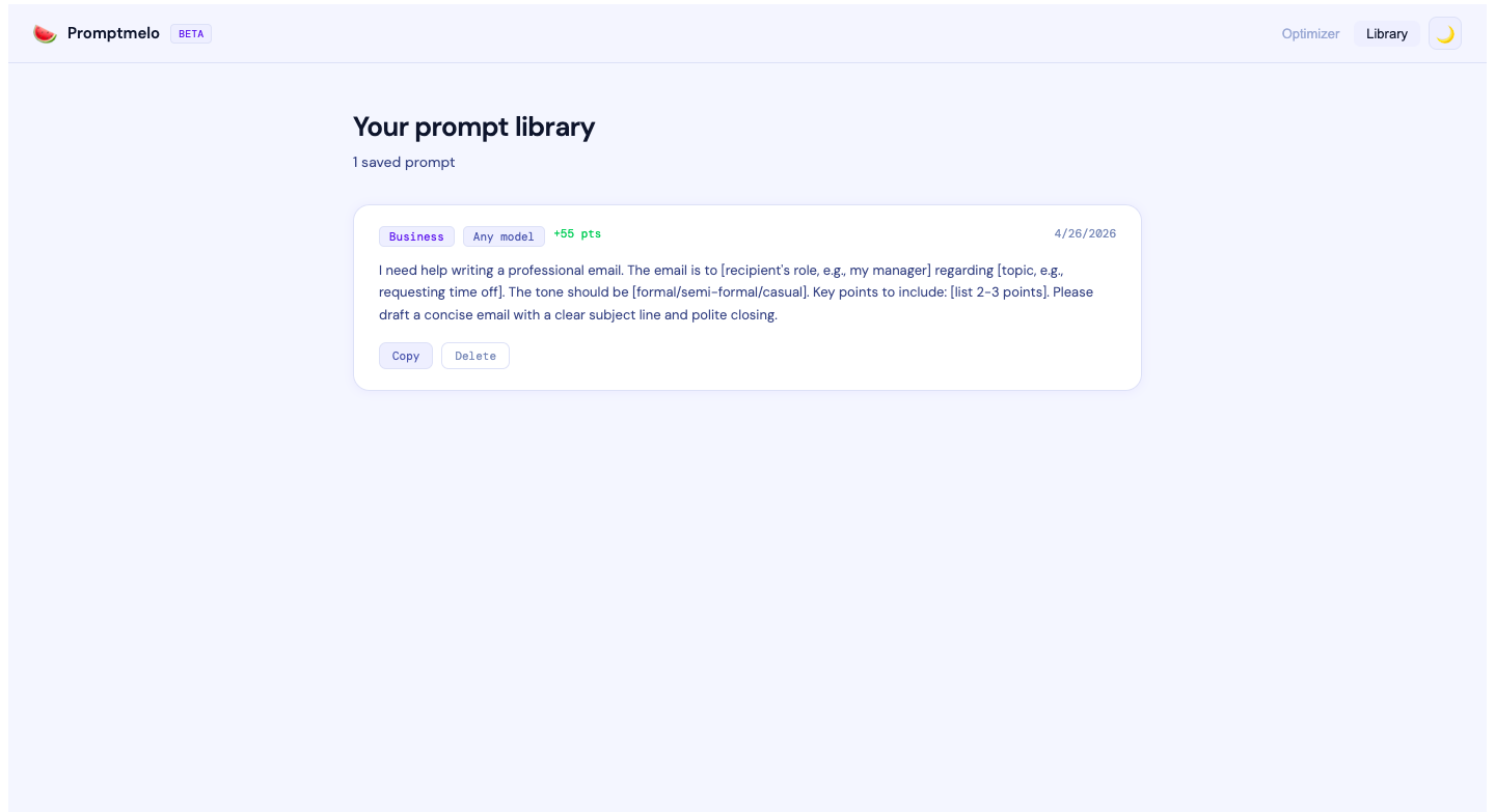 Promptmelo gallery image