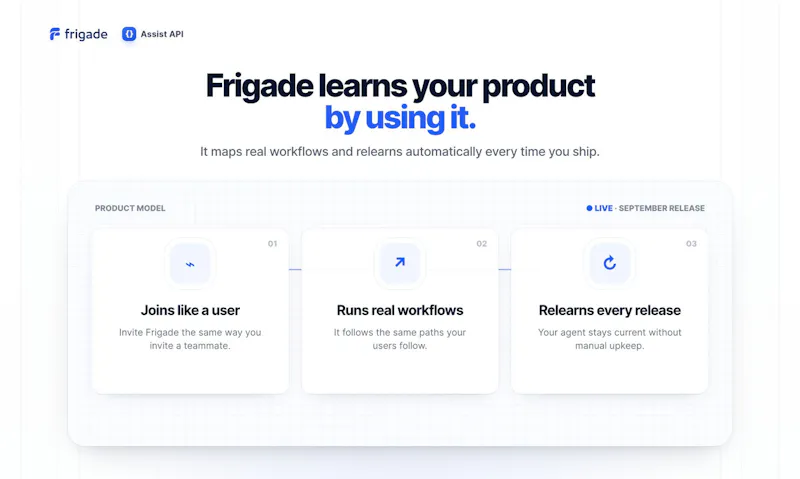 Frigade Assist API screenshot 5