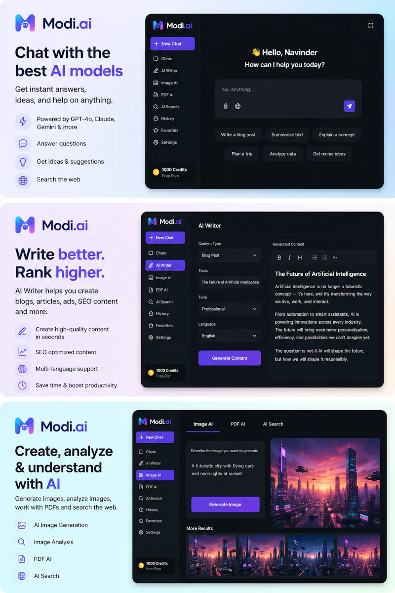 Modi.ai screenshot 3