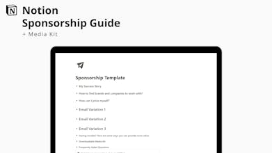 Sponsorship Guide + Free Media Kit gallery image