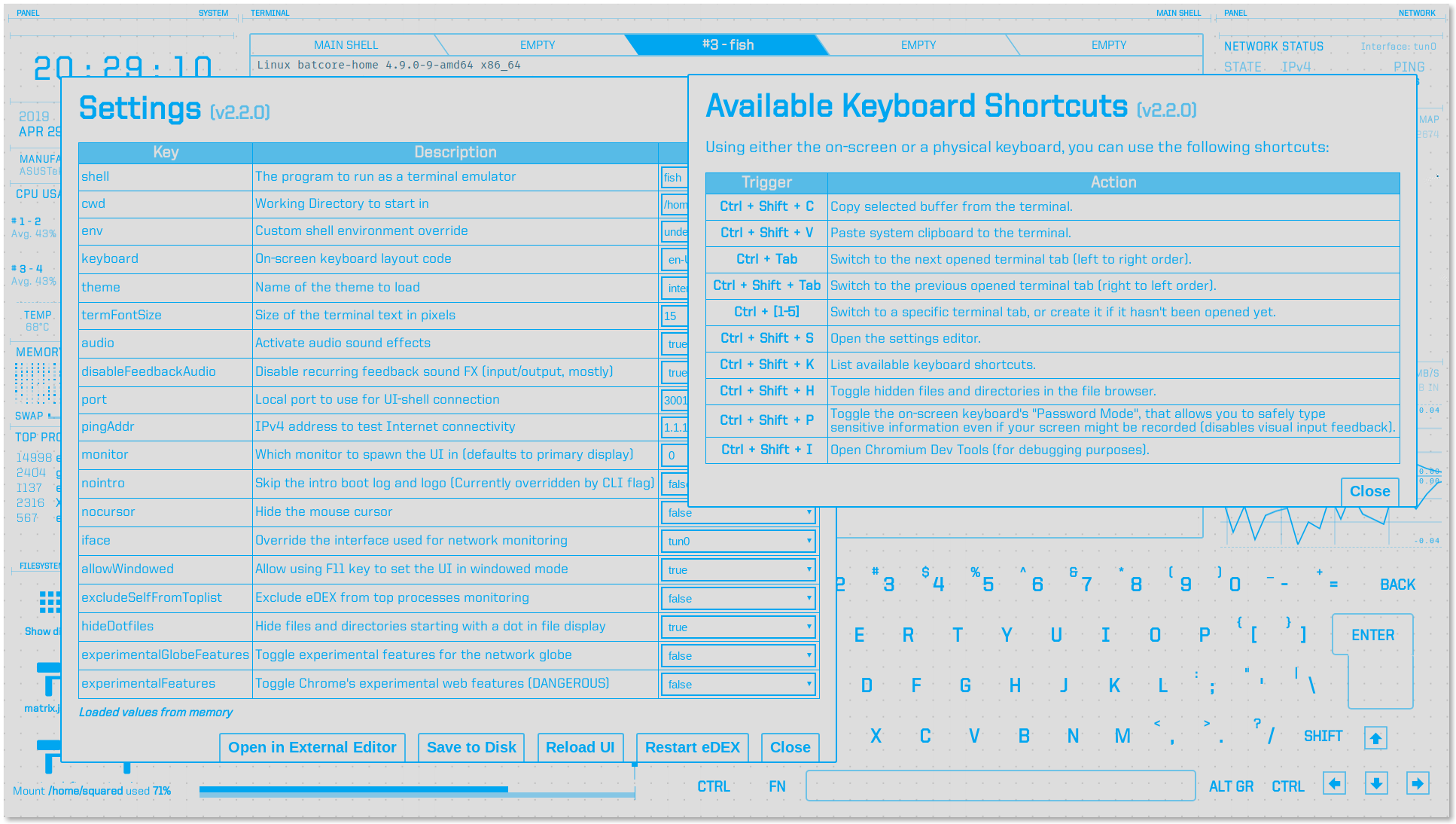 Edex-UI gallery image