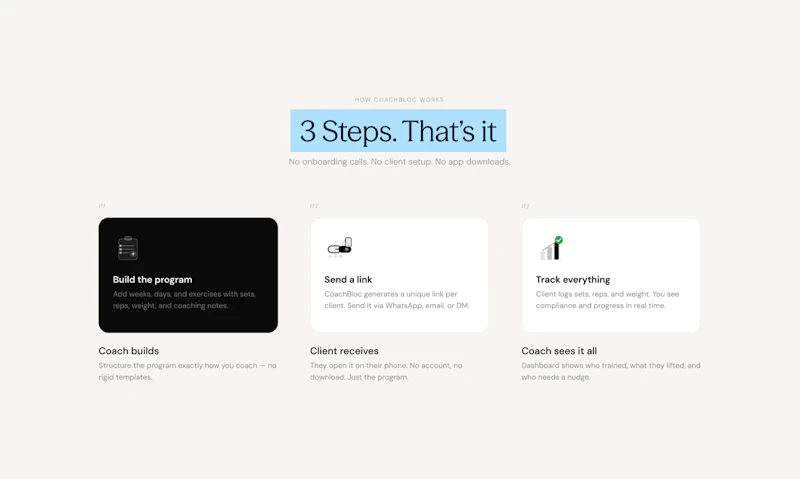 CoachBloc screenshot 4