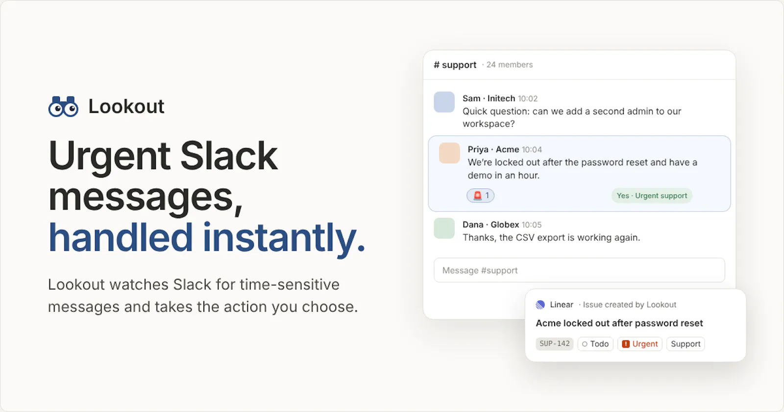 Lookout (for Slack) screenshot 6