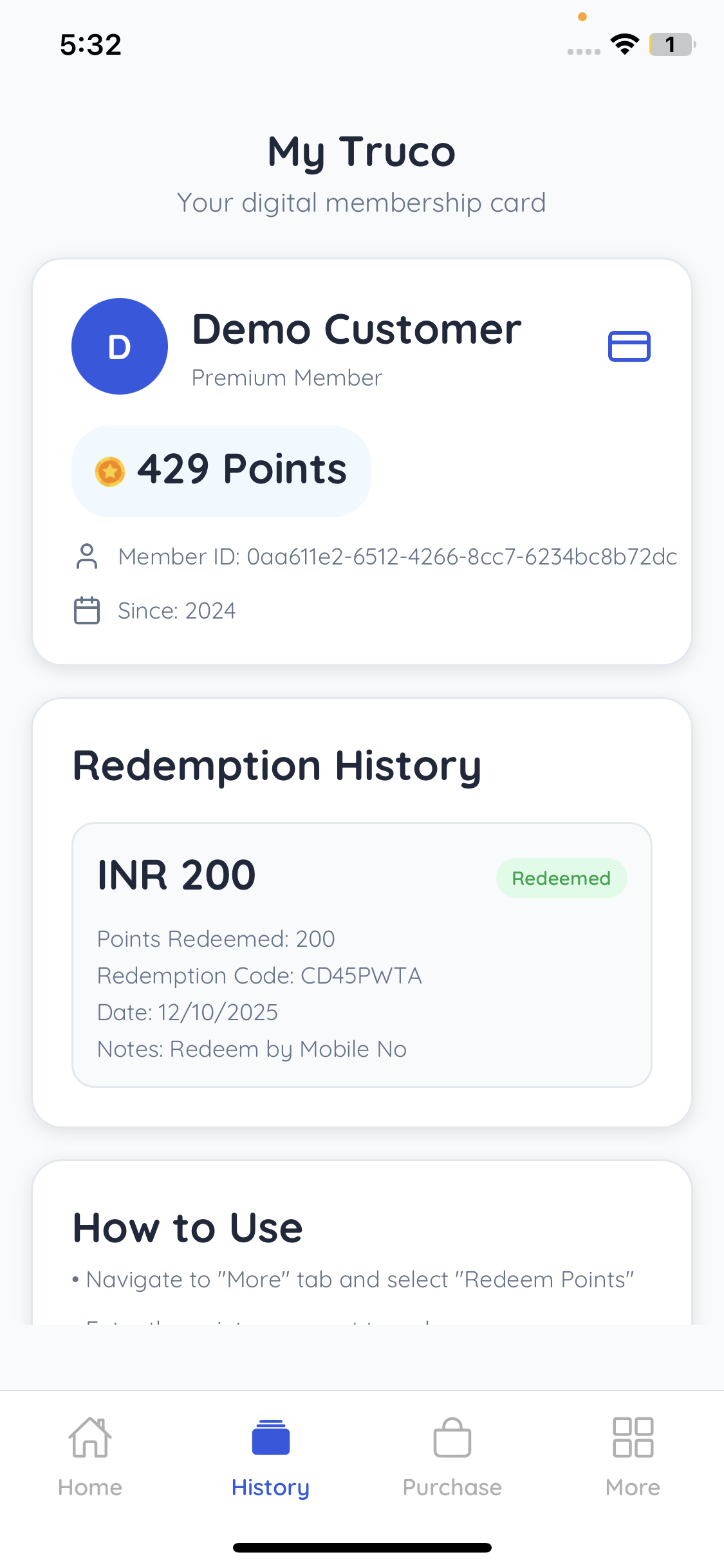Truco-Loyalty - Screenshot 3 showing product features and functionality
