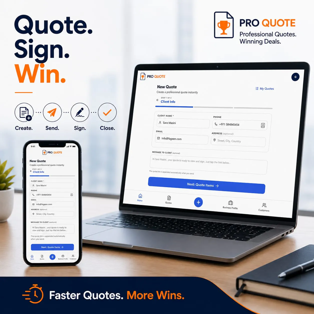 ProQuote — Quotes with E-Signature  gallery image